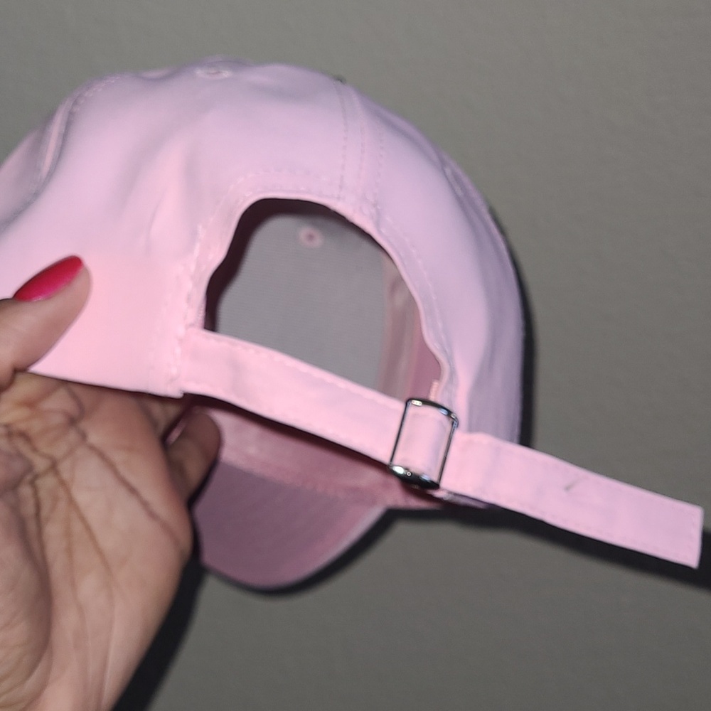 Pink Rhinestone Butterfly Cap - Picture 6 of 10
